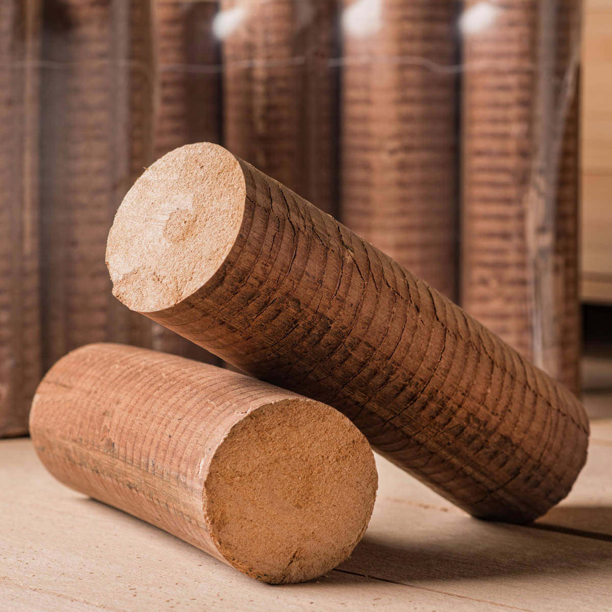 Holzbriketts POLLMEIER Premium PLUS rund – Bild 4